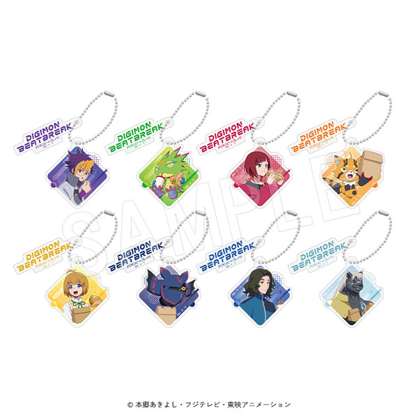 DIGIMON BEATBREAK_トレーディングラメアクリルキーホルダー AGF2025Ver.【BOX/8個入り】