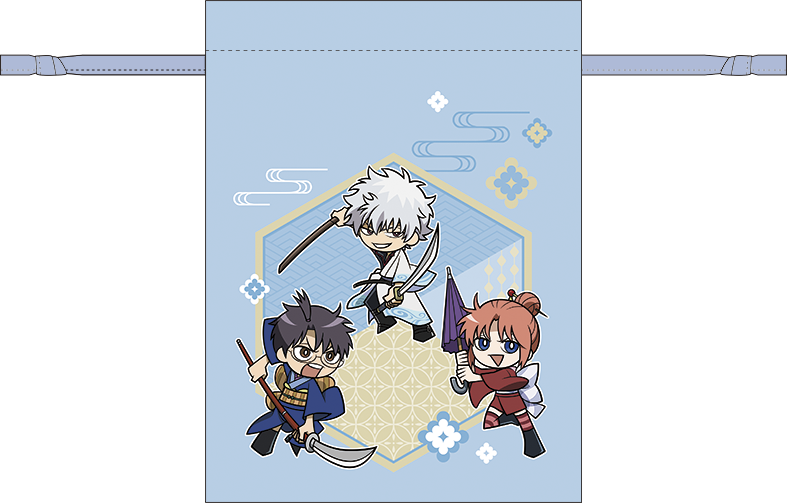 新劇場版 銀魂 -吉原大炎上-_巾着／銀時＆新八＆神楽