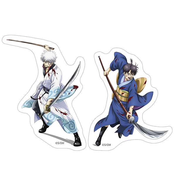 新劇場版 銀魂 -吉原大炎上-_ステッカーセット／銀時＆新八