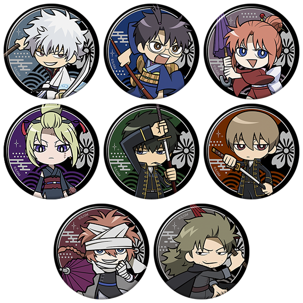 新劇場版 銀魂 -吉原大炎上-_キャラバッジコレクション／吉原大炎上（ミニキャラ）　【BOX／8個入り】