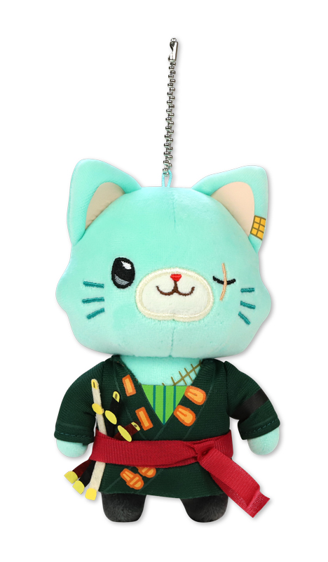 ONE PIECE_withCATアイマスク付きぬいぐるみキーホルダー／ゾロ