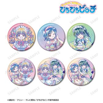 ぴちぴちピッチ カラ鉄 るちあ缶バッジ ぴちぴちピッチ カラオケの鉄人