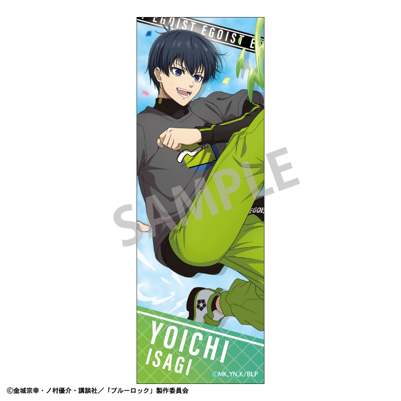 ブルーロック_ロングスクエア缶バッジ　潔 世一／アクロバットサッカー