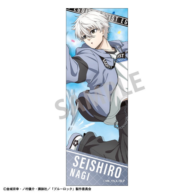 ブルーロック_ロングスクエア缶バッジ　凪 誠士郎／アクロバットサッカー