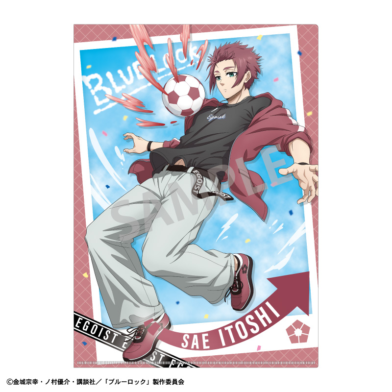ブルーロック_A4シングルクリアファイル　糸師 冴・士道 龍聖／アクロバットサッカー