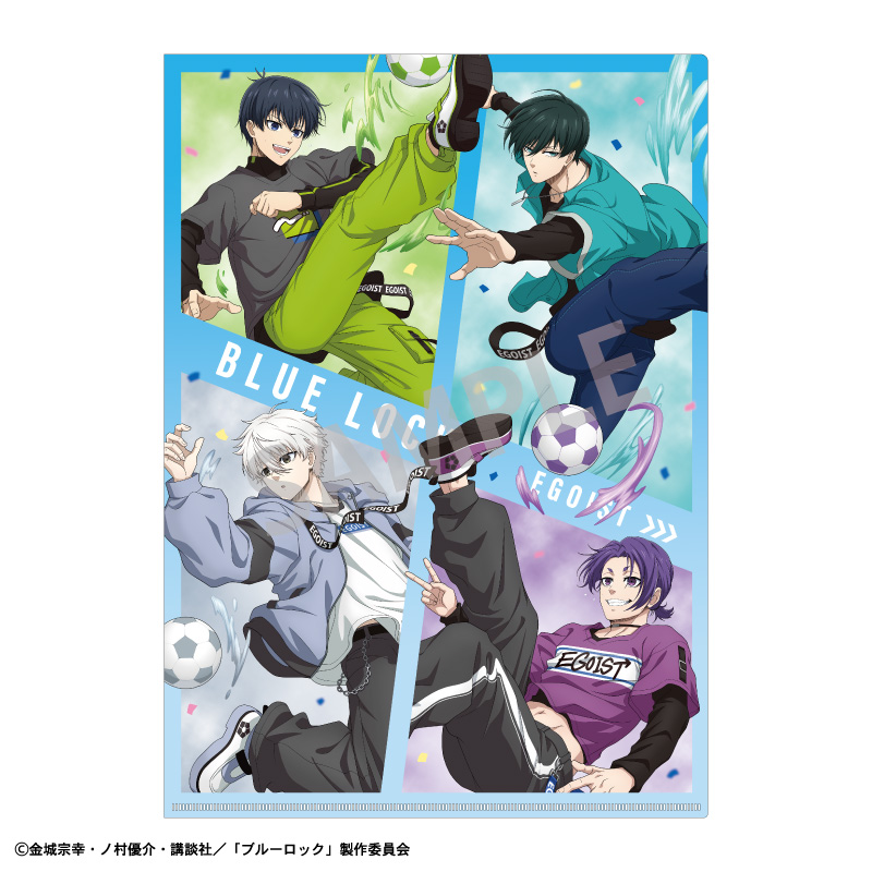 ブルーロック_A4シングルクリアファイル　集合／アクロバットサッカー