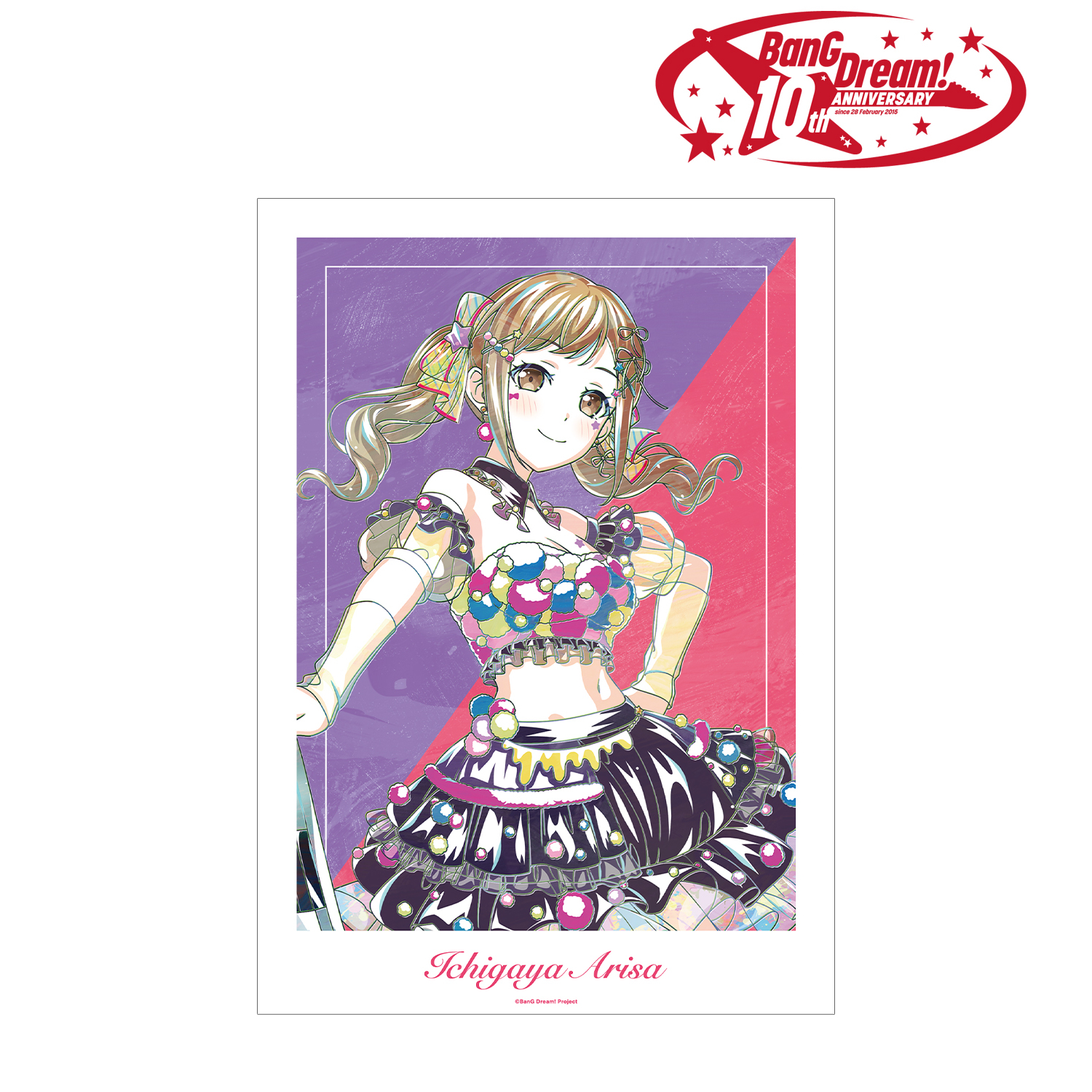 BanG Dream!_市ヶ谷 有咲 Ani-Art 第6弾 A3マット加工ポスター