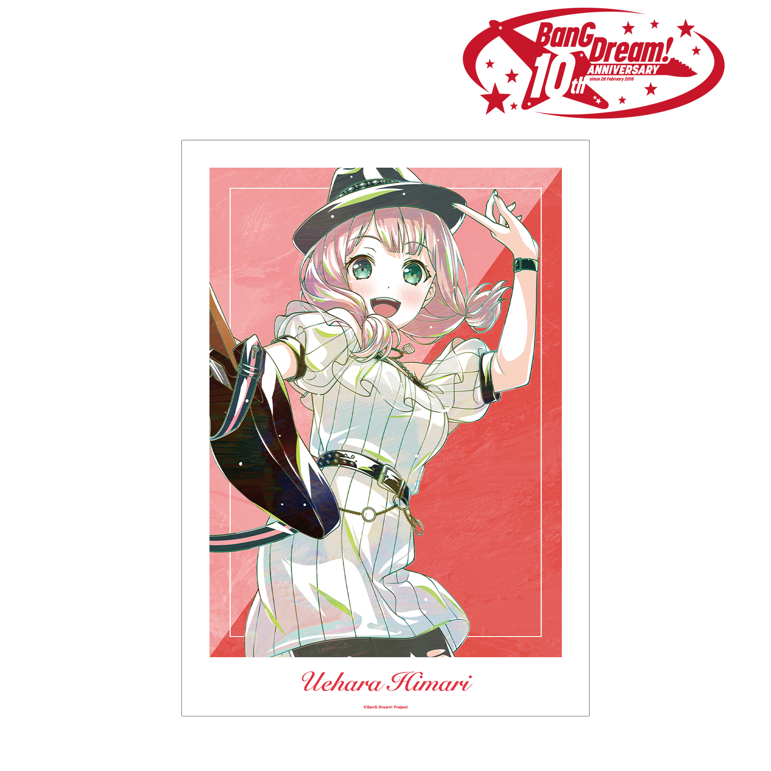 BanG Dream!_上原 ひまり Ani-Art 第6弾 A3マット加工ポスター