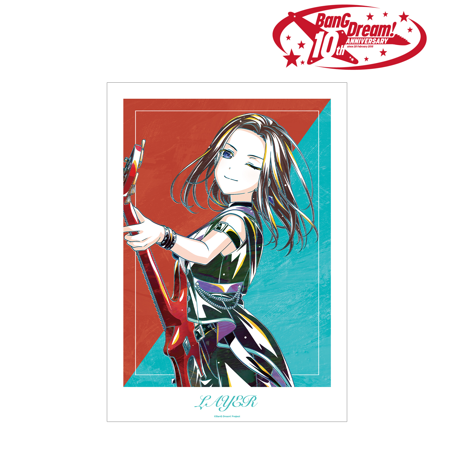 BanG Dream!_レイヤ Ani-Art 第6弾 A3マット加工ポスター