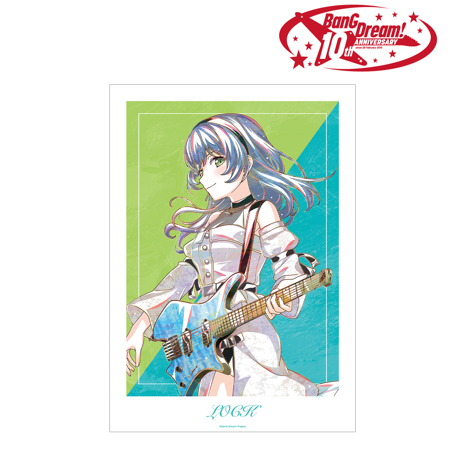 BanG Dream!_ロック Ani-Art 第6弾 A3マット加工ポスター