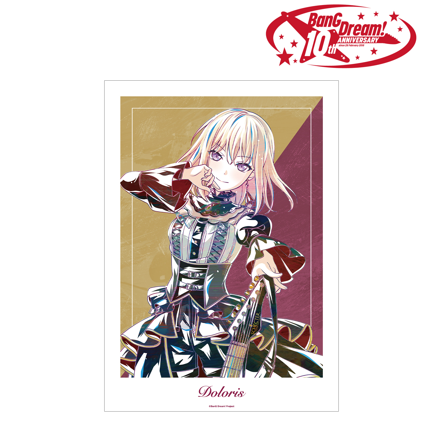 BanG Dream!_ドロリス Ani-Art 第6弾 A3マット加工ポスター