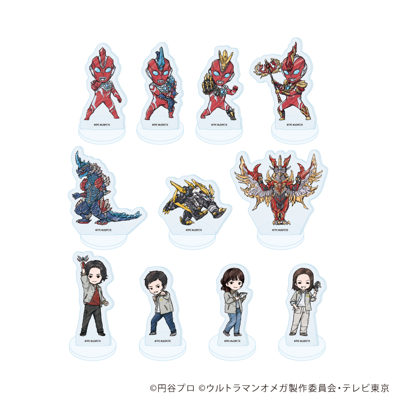 ウルトラマンオメガ_アクリルぷちスタンド01/コンプリートセット(全11種)(グラフアートイラスト)【コンプリートセット/11個入り】