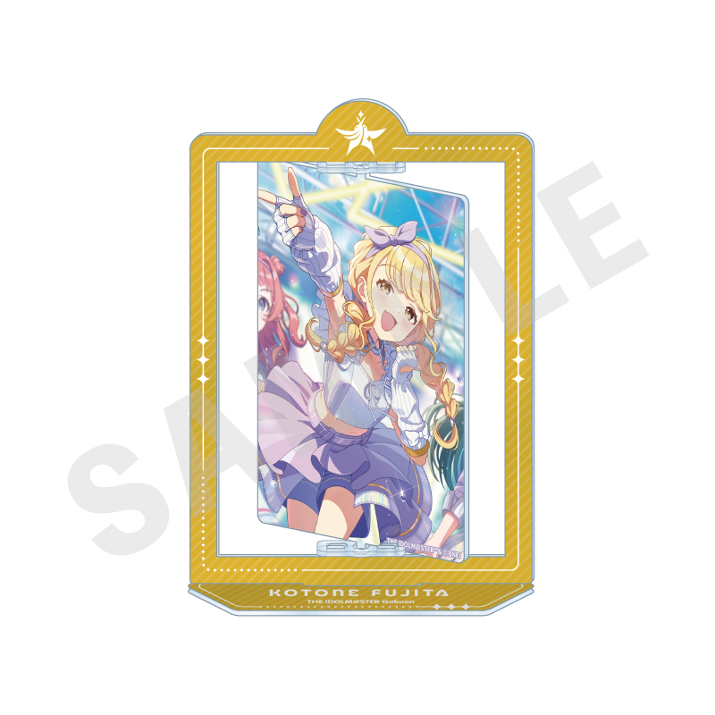 学園アイドルマスター_?favorite series?　くるくるアクリルスタンド 雨上がりのアイリスver.（藤田 ことね）