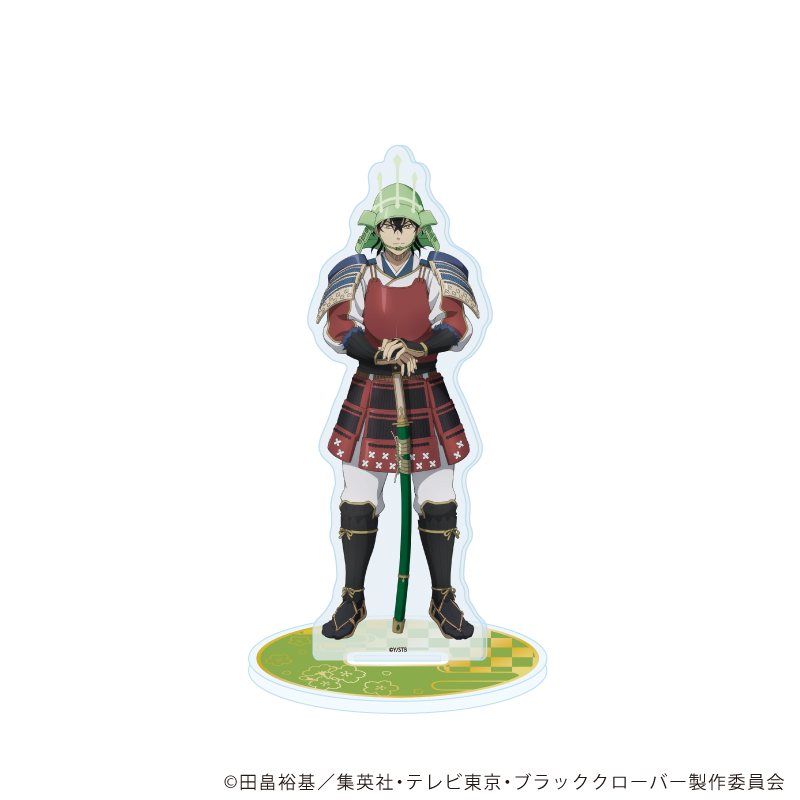 ブラッククローバー_アクリルスタンド19/ユノ 甲冑ver.(描き下ろしイラスト)