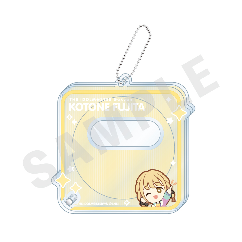 学園アイドルマスター_?favorite series?　アクリル缶バッジケース（藤田 ことね）