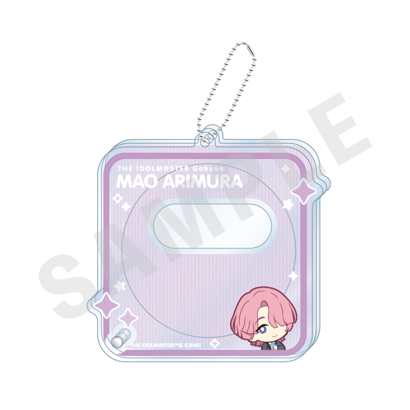 学園アイドルマスター_?favorite series?　アクリル缶バッジケース（有村 麻央）