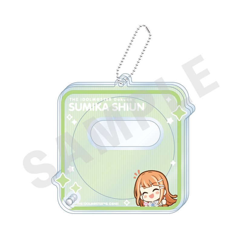 学園アイドルマスター_?favorite series?　アクリル缶バッジケース（紫雲 清夏）