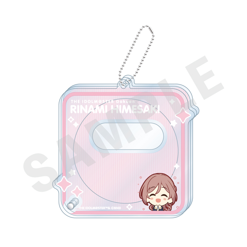 学園アイドルマスター_?favorite series?　アクリル缶バッジケース（姫崎 莉波）