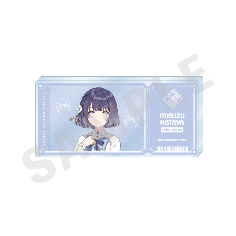 学園アイドルマスター_チケット風アクリルブロック（秦谷 美鈴）