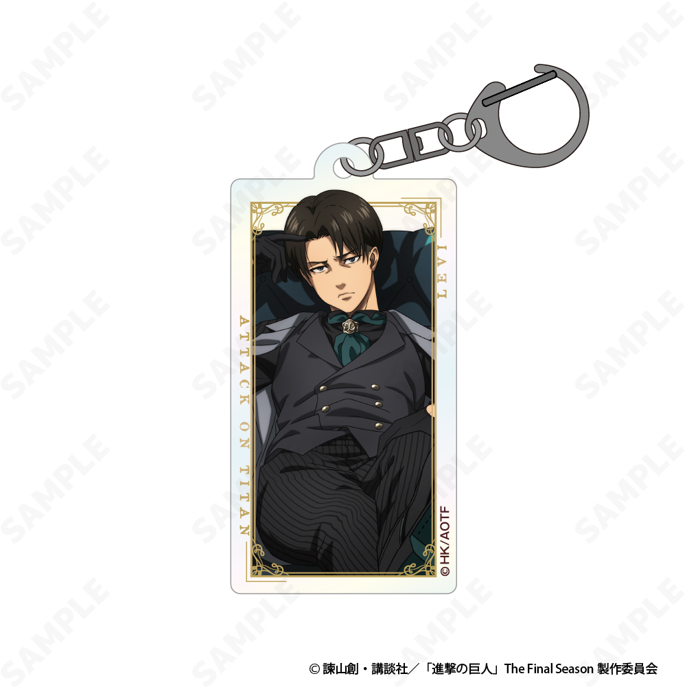 進撃の巨人_オーロラアクリルキーホルダー 4 リヴァイ[Dignified]