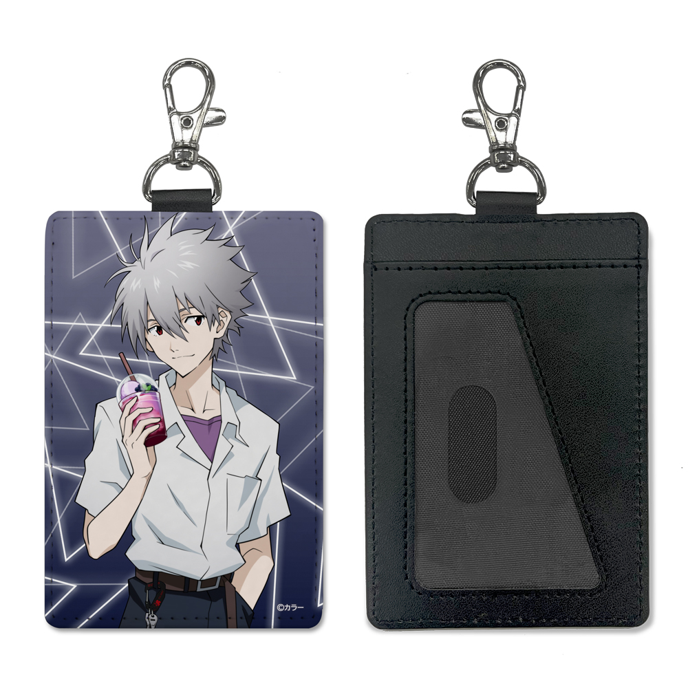 EVANGELION_描き下ろし 渚カヲル パスケース(ナスカン付き) 制服Ver.