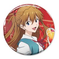 EVANGELION_描き下ろし 式波・アスカ・ラングレー 65mm缶バッジ 制服