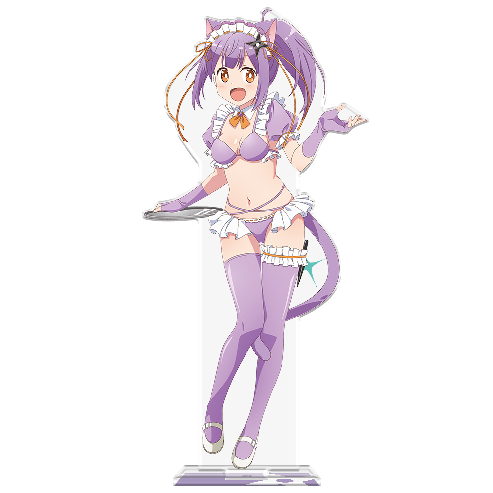 忍者と殺し屋のふたりぐらし_BIGアクリルキャラスタンド  草隠さとこ 猫耳水着メイドver.【描き下ろし】