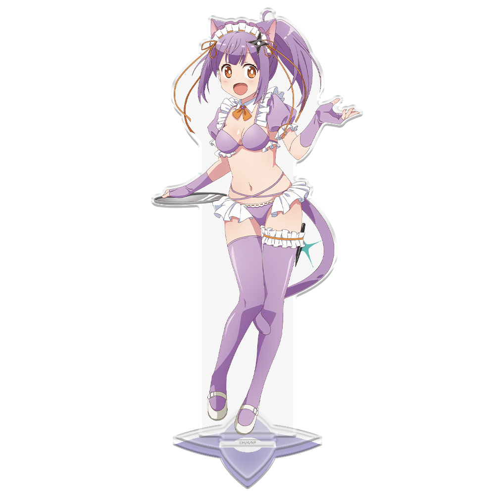 忍者と殺し屋のふたりぐらし_アクリルキャラスタンド  草隠さとこ 猫耳水着メイドver.【描き下ろし】