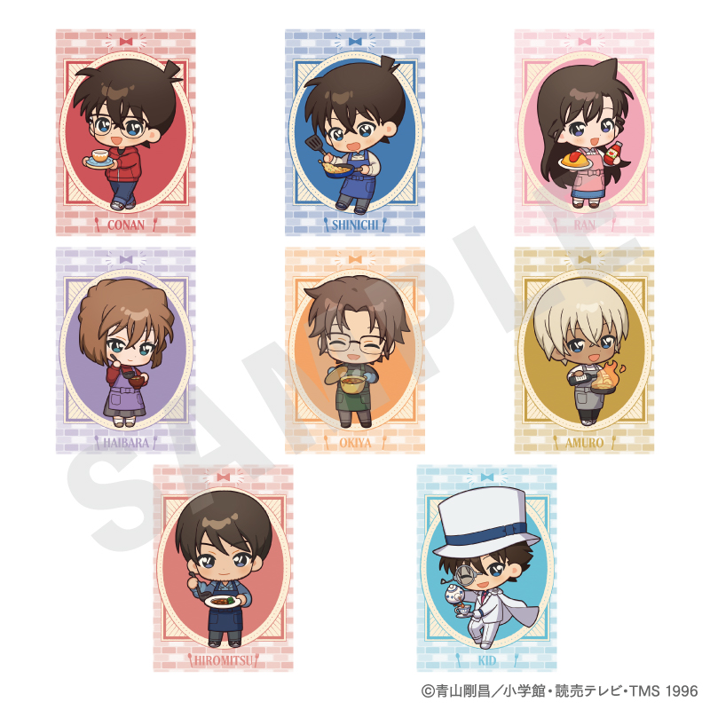 名探偵コナン_トレーディングポストカード ミニキャラキッチンver.（全8種） 【BOX／8個入り】