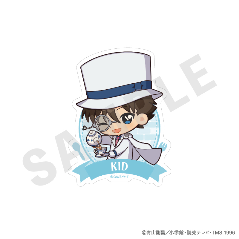名探偵コナン_ステッカー ミニキャラキッチンver.（怪盗キッド）