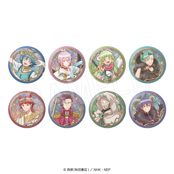 魔入りました!入間くん_トレーディンググリッター缶バッジ タロットカードVer.【BOX／8個入り】