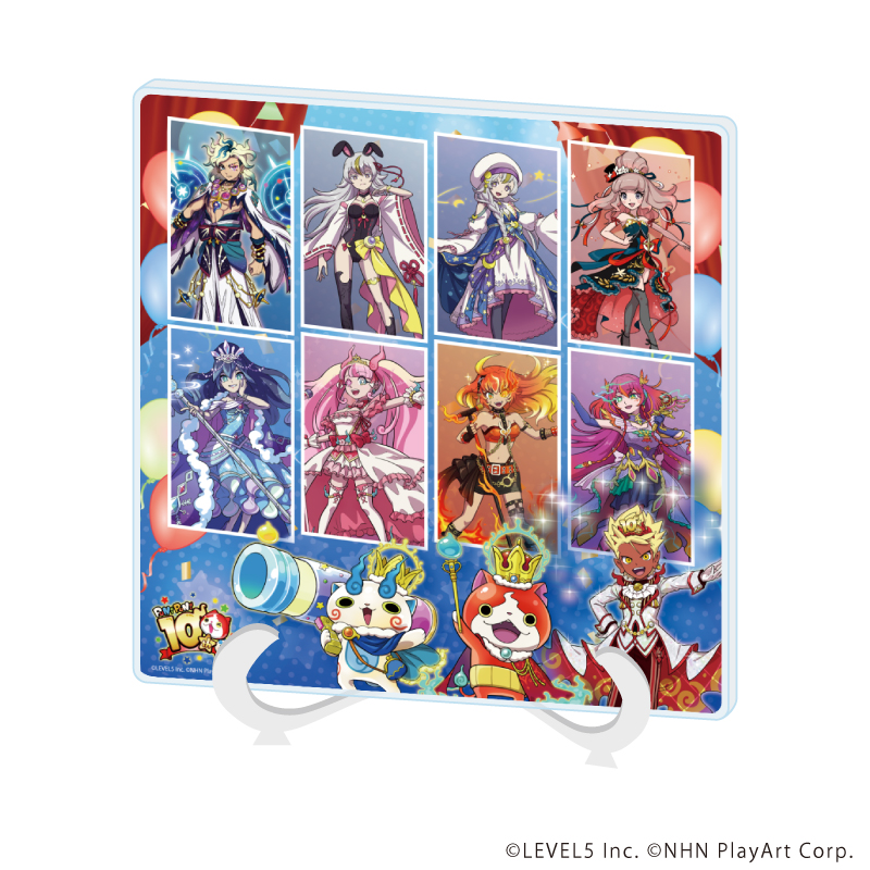 妖怪ウォッチ ぷにぷに_アクリルアートボード01/集合デザイン(公式イラスト)