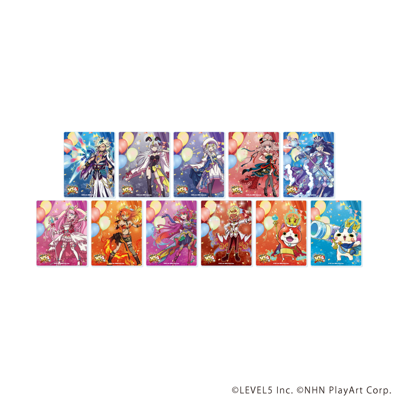 妖怪ウォッチ ぷにぷに_アクリルカード01/コンプリートセット(全11種)(公式イラスト)【コンプリートセット/11個入り】