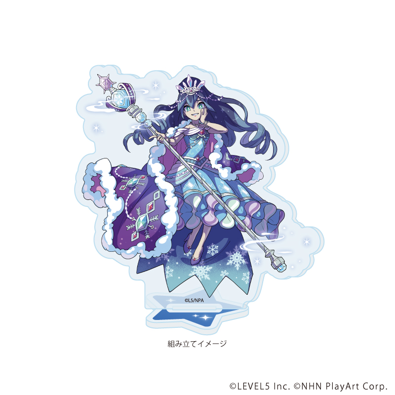 妖怪ウォッチ ぷにぷに_アクリルスタンドプレート05/クイーン ふぶき姫(公式イラスト)