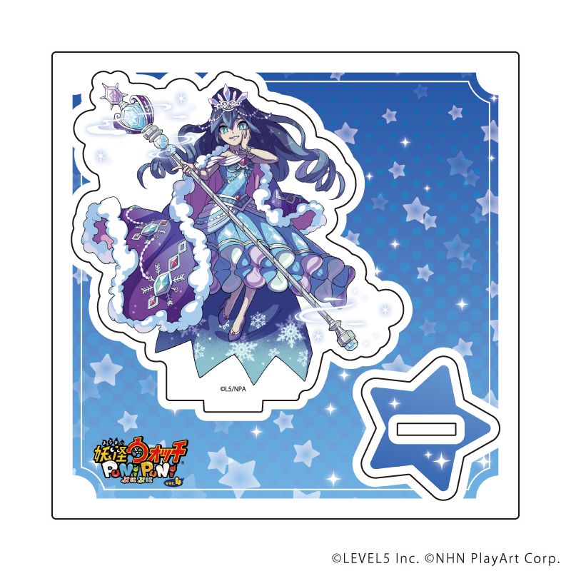 妖怪ウォッチ ぷにぷに_アクリルスタンドプレート05/クイーン ふぶき姫