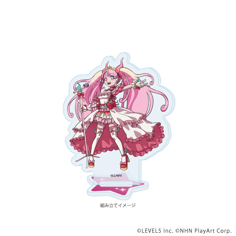 妖怪ウォッチ ぷにぷに_アクリルスタンドプレート06/小牧駒美 2ndコーデ(公式イラスト)