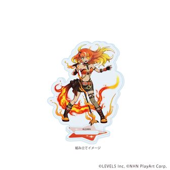 妖怪ウォッチ ぷにぷに_アクリルスタンドプレート05/クイーン ふぶき姫