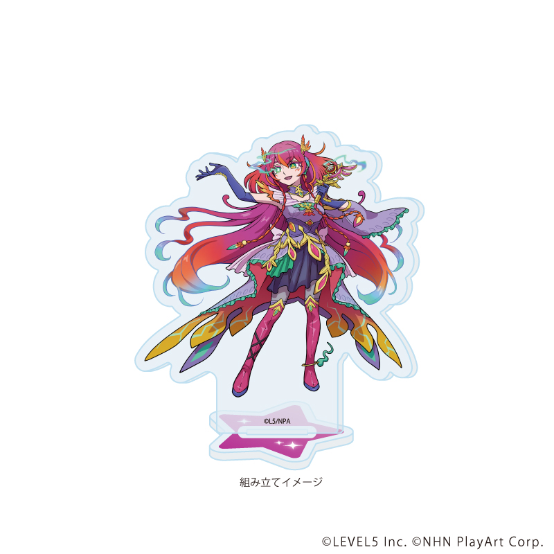 妖怪ウォッチ ぷにぷに_アクリルスタンドプレート08/雲雀朱音 2ndコーデ(公式イラスト)