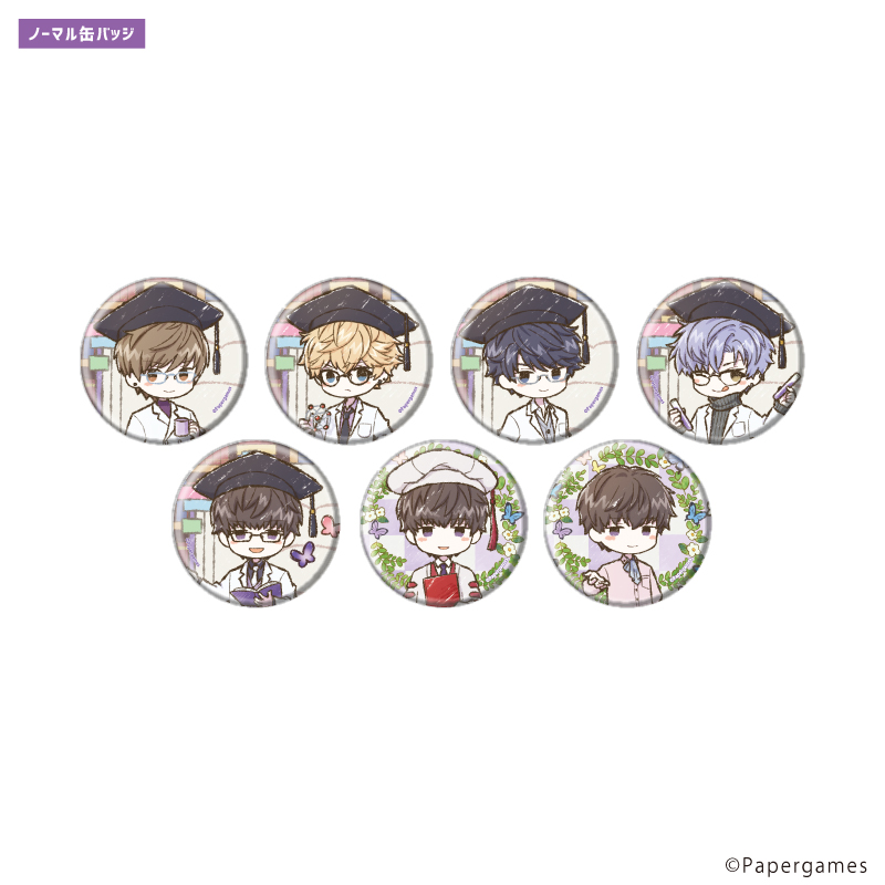 恋とプロデューサー?EVOL×LOVE?_トレーディング缶バッジ(レア入り)22/セット(全8種)(ノーマル7種/レア1種)(グラフアートイラスト)【セット/ノーマル7個入り/レア1個入り】