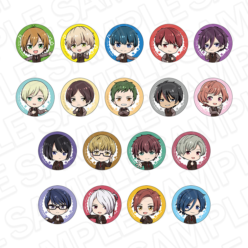 スタミュ 高校星歌劇_ホログラムカンバッジ(ブラインド) デフォルメ ver.