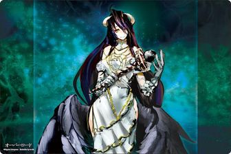 劇場版オーバーロード聖王国編_描き下ろしラバーマット(アルベド Ver.B