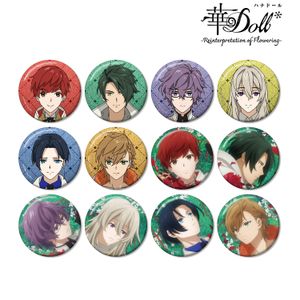 華Doll* -Reinterpretation of Flowering-_トレーディンググリッター缶バッジ(単位/コンプリートBOX)【BOX／12パック入り】