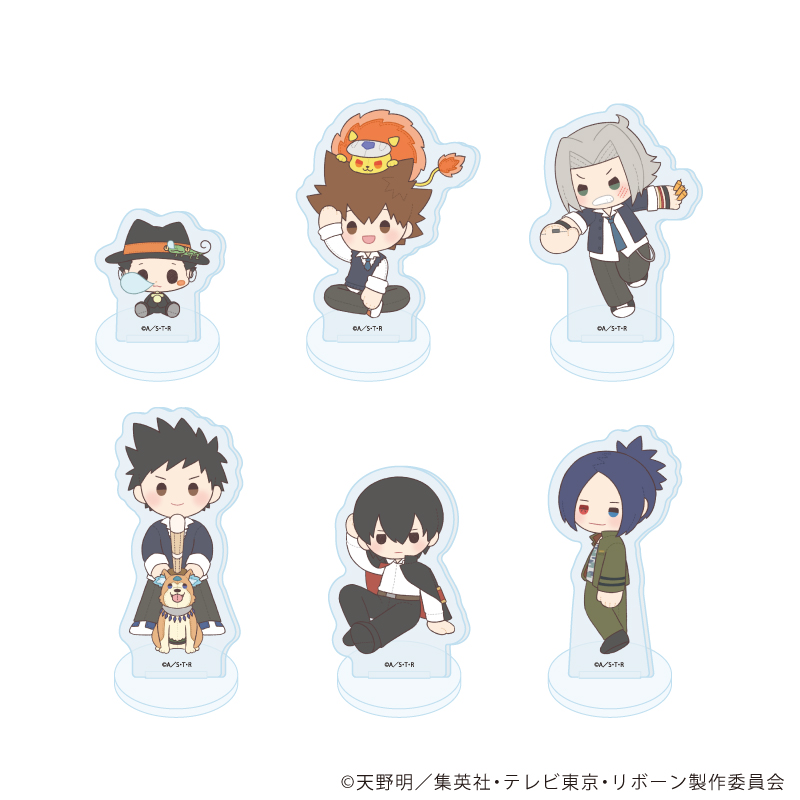 家庭教師ヒットマンREBORN!_アクリルぷちスタンド27/コンプリートセット(全6種)(ぽてぬいアート)【コンプリートセット/6個入り】