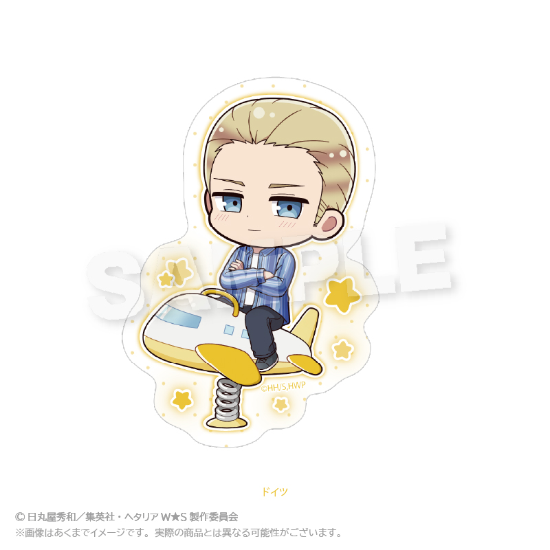 ヘタリア World★Stars_ダイカットステッカー　遊具ver.　ドイツ