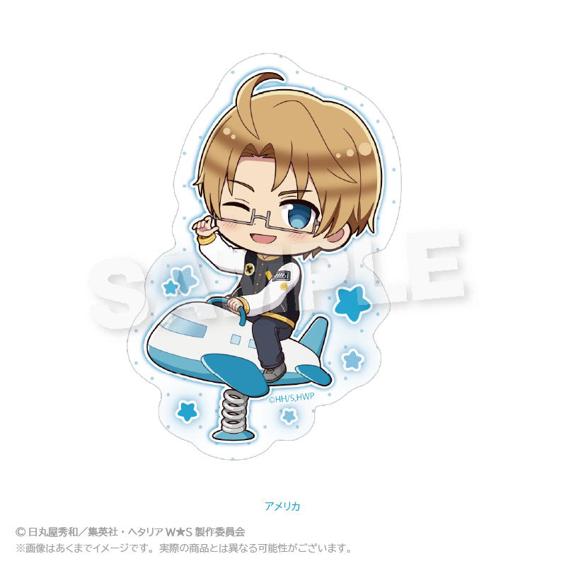 ヘタリア World★Stars_ダイカットステッカー　遊具ver.　アメリカ
