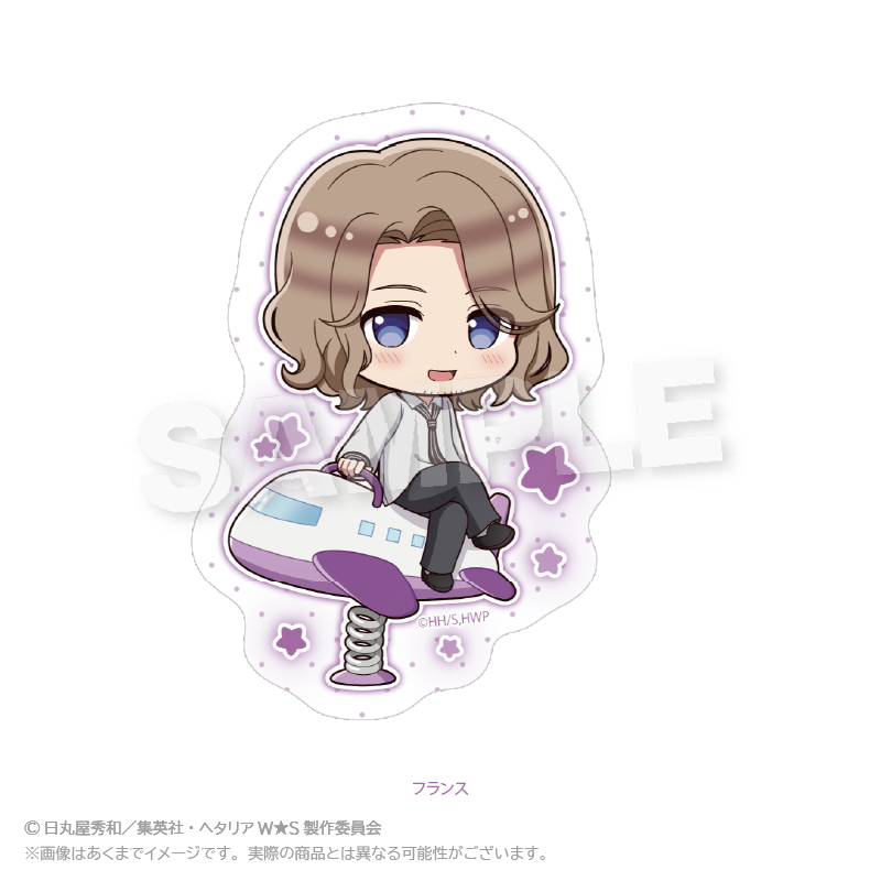ヘタリア World★Stars_ダイカットステッカー　遊具ver.　フランス