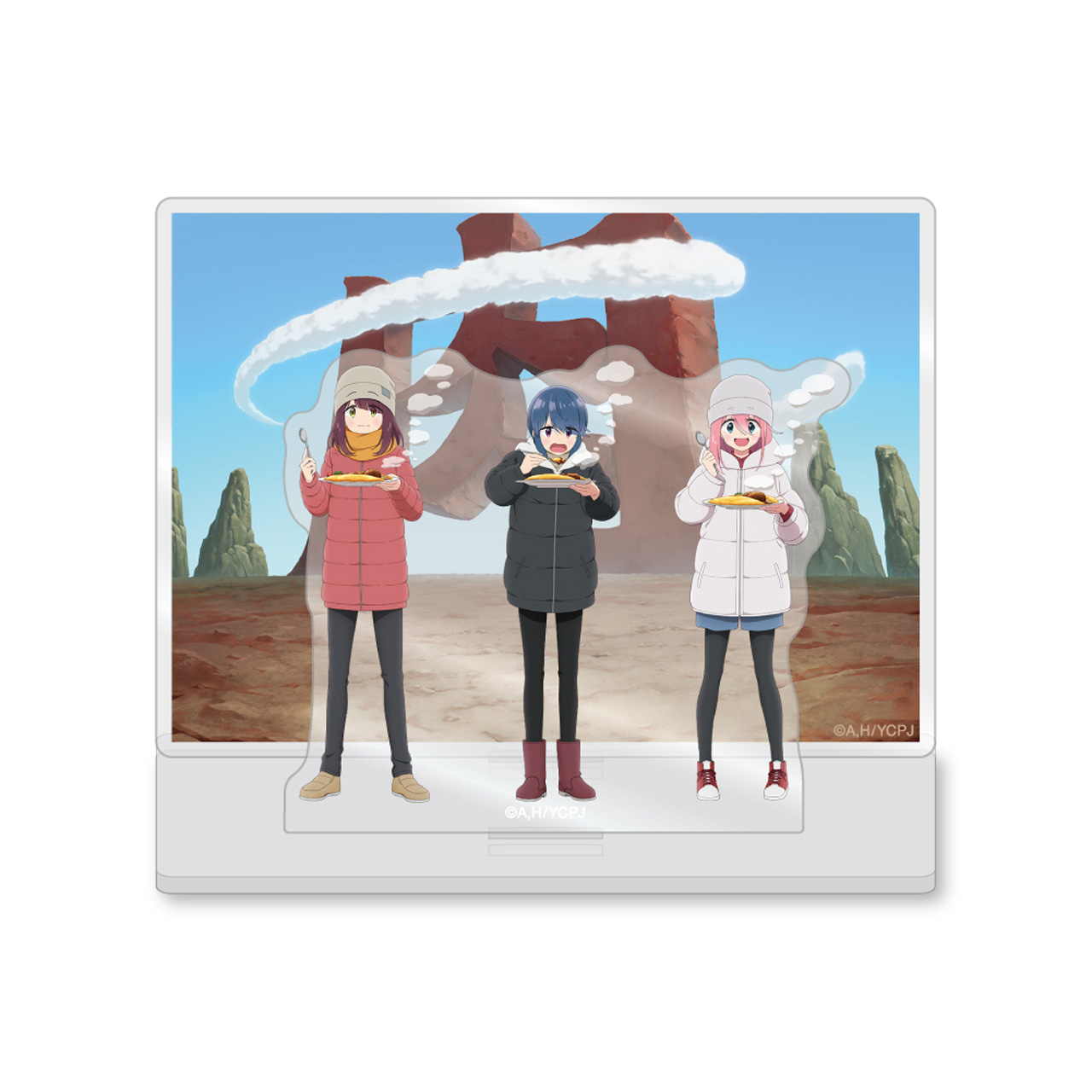 ゆるキャン△ SEASON3_ともキャン△2025 なでしこ＆リン＆綾乃アクリルミニジオラマ