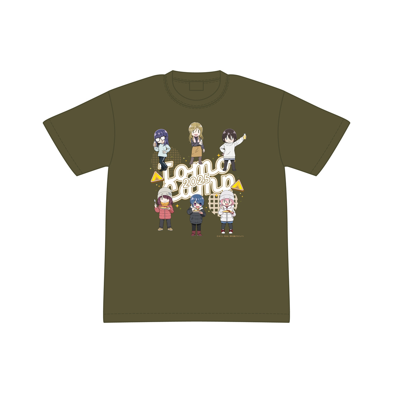 ゆるキャン△ SEASON3_Mサイズ_ともキャン△2025 プチ集合Tシャツ