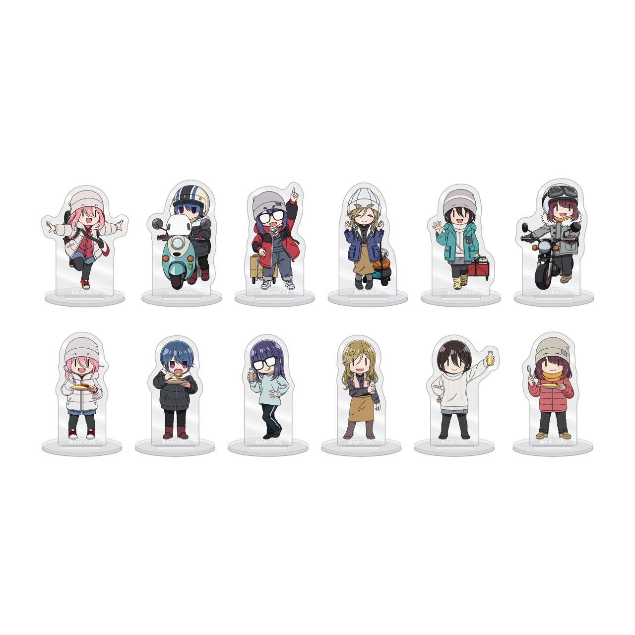 ゆるキャン△ SEASON3_ともキャン△ プチアクリルスタンド全12種(トレーディング)　【BOX／12個入り】