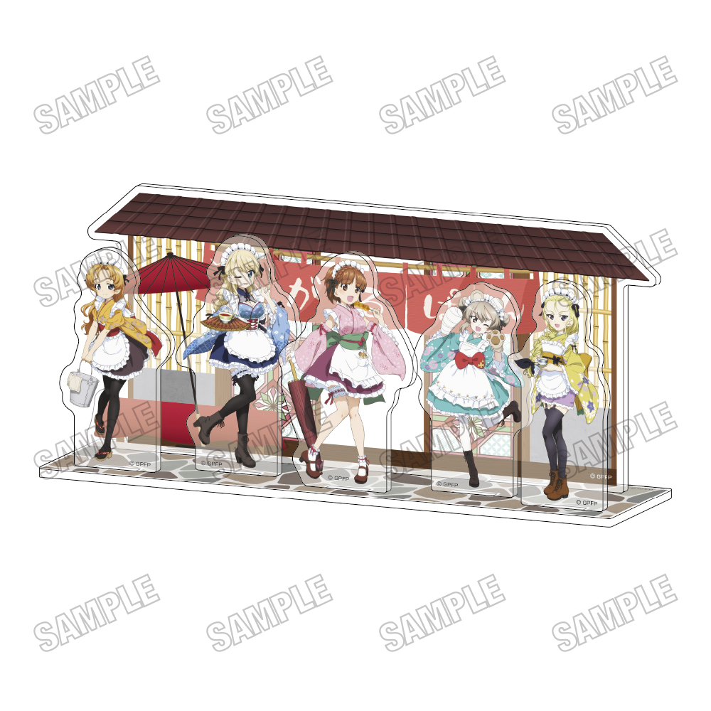 ガールズ&パンツァー 最終章_描き下ろしアクリルジオラマ【和風メイドver.】